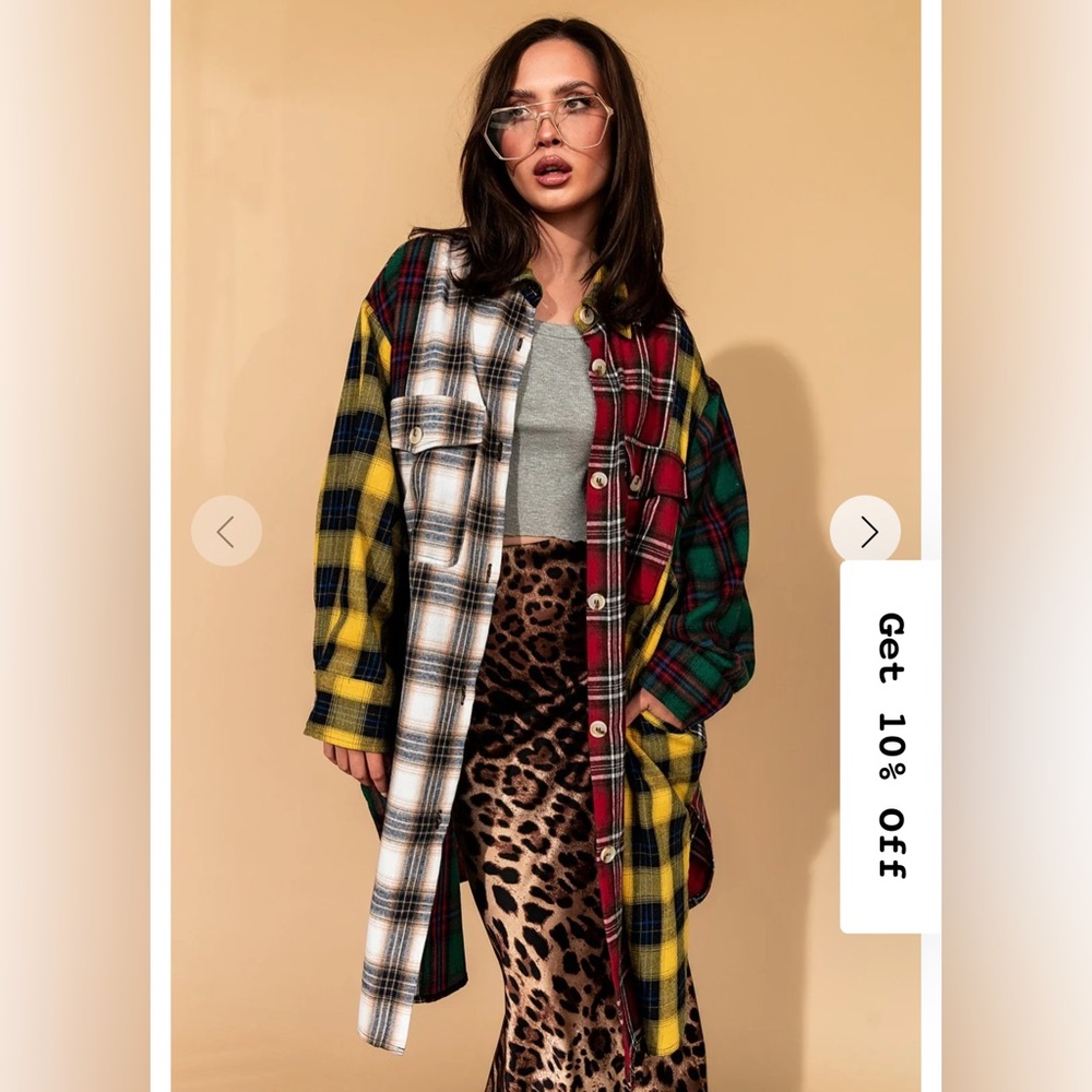 Dressed in LaLa oversized flannel size small medium